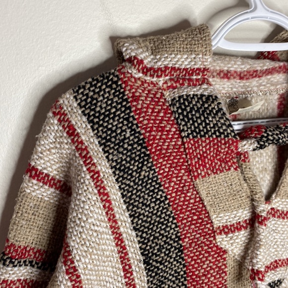 Artesanias Cuamatzi Baja poncho made in Mexico size L - Picture 4 of 11